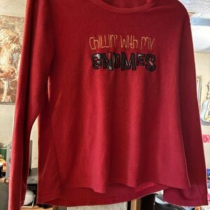 Red 'Chillin' with My Gnomes' Sweatshirt